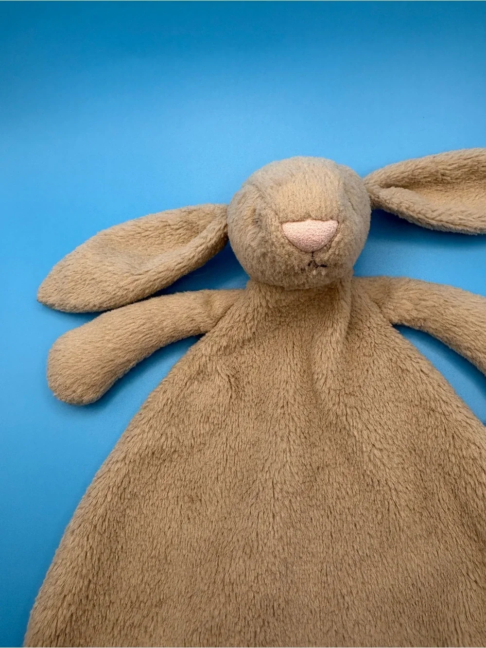 Baby Jellycat Bashful Tan Bunny Comforter Blush Rabbit 12